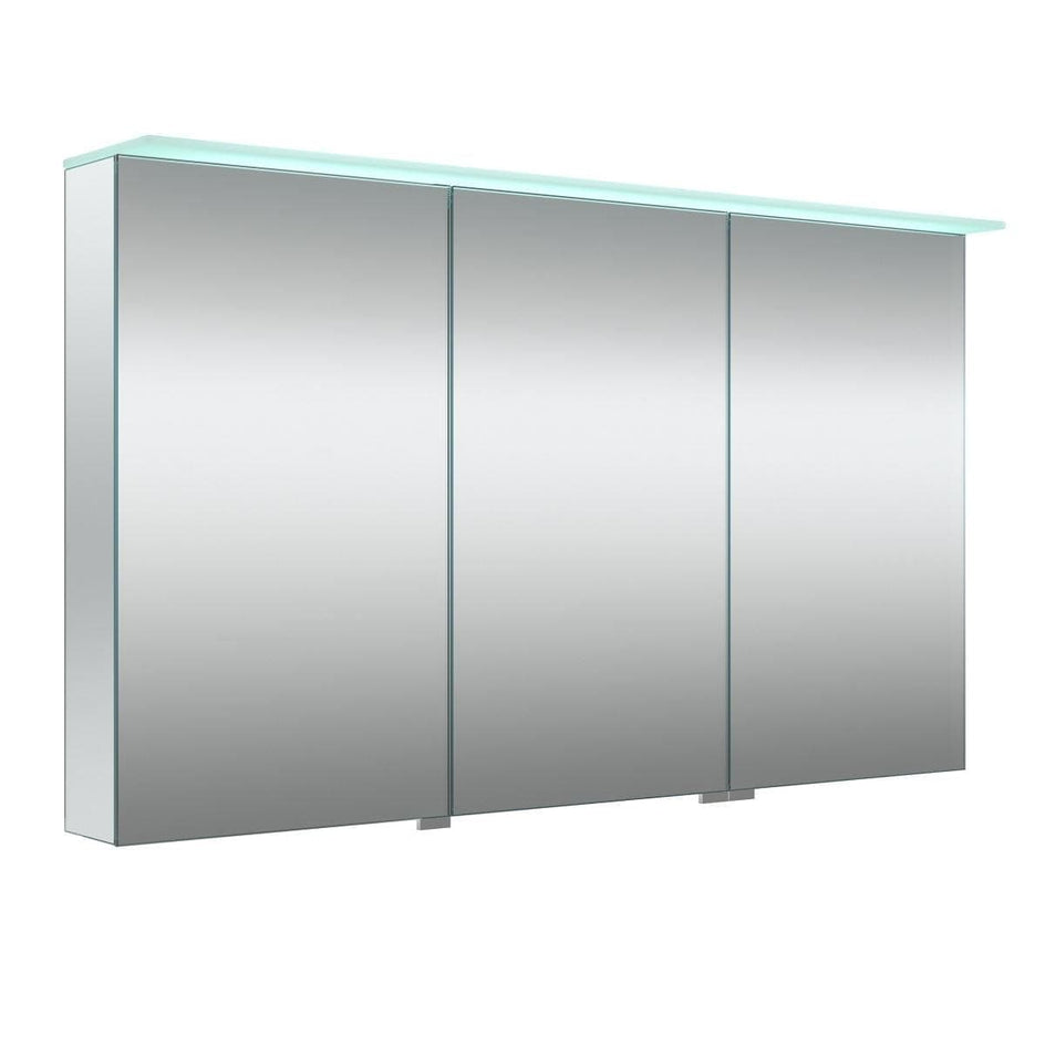 Korsbakken Vetro speilskap med lystopp og underbelysning 120cm Korsbakken Speilskap KO-108220120