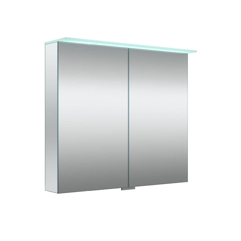 Korsbakken Vetro speilskap med lystopp og underbelysning 80cm Korsbakken Speilskap KO-108220080