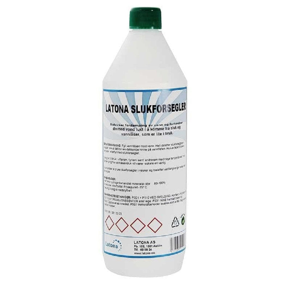 Latona Slukforsegler 1 liter - forhindrer lukt fra vannlås Latona Avløpsåpner GRO-9815923