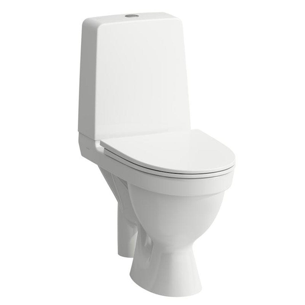 Laufen Kompas 827155 Toalett Rimless -Åpen S-lås Hvit Gulvstående toalett
