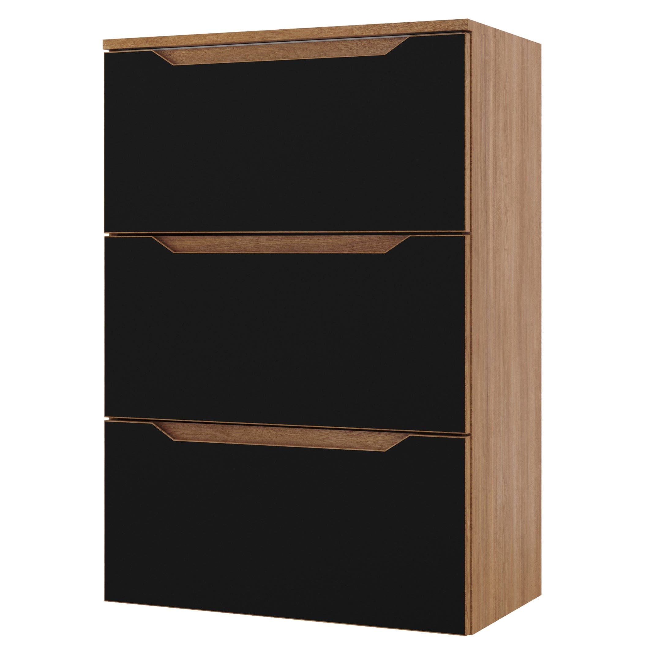 Linn Bad Emma Smal Sideskap (kommode) Svart matt / 60cm / 3 skuffer Linn Bad Sideskap bad LB-139606