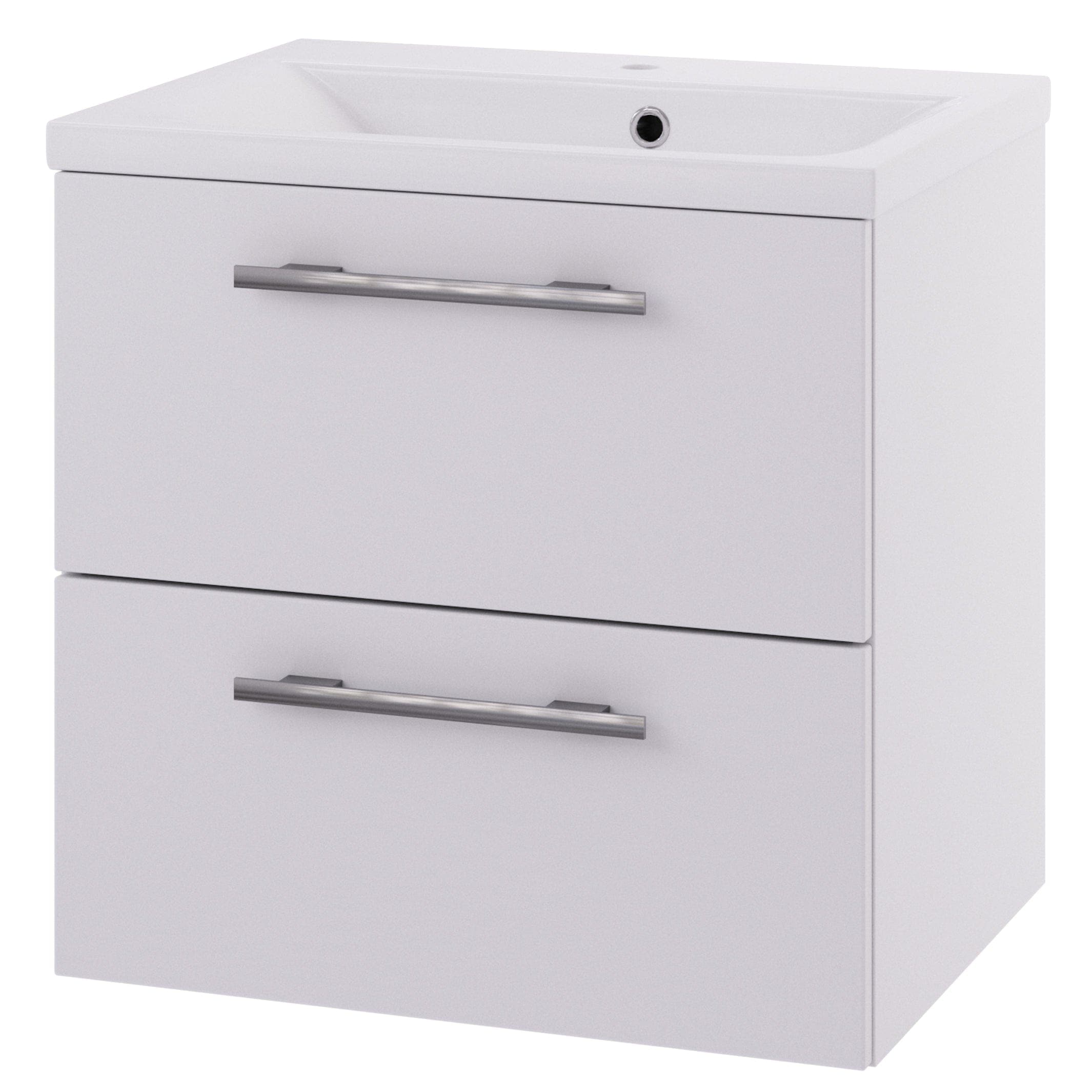 Linn Bad Ingrid D45cm Servantskap Hvit matt / 60cm / 2 skuffer Linn Bad Servantskap LB-0071401