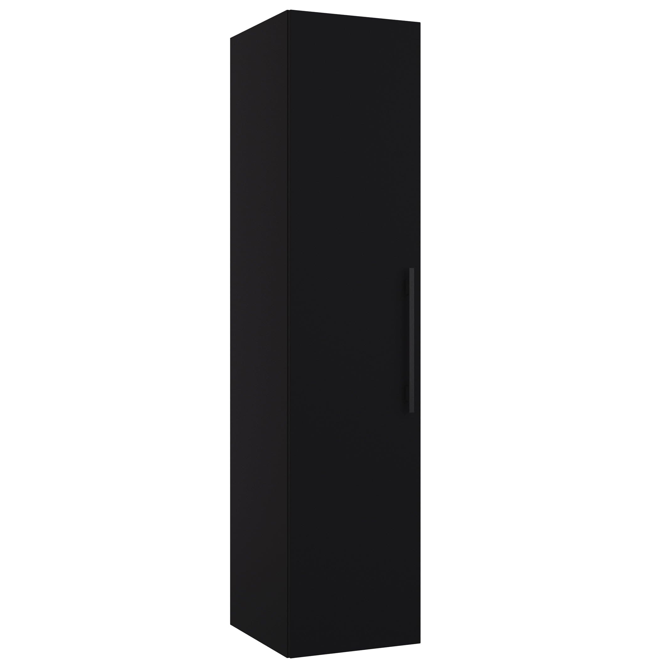 Linn Bad Ingrid Høyskap Svart Matt / Venstre Hengslet Innredning A