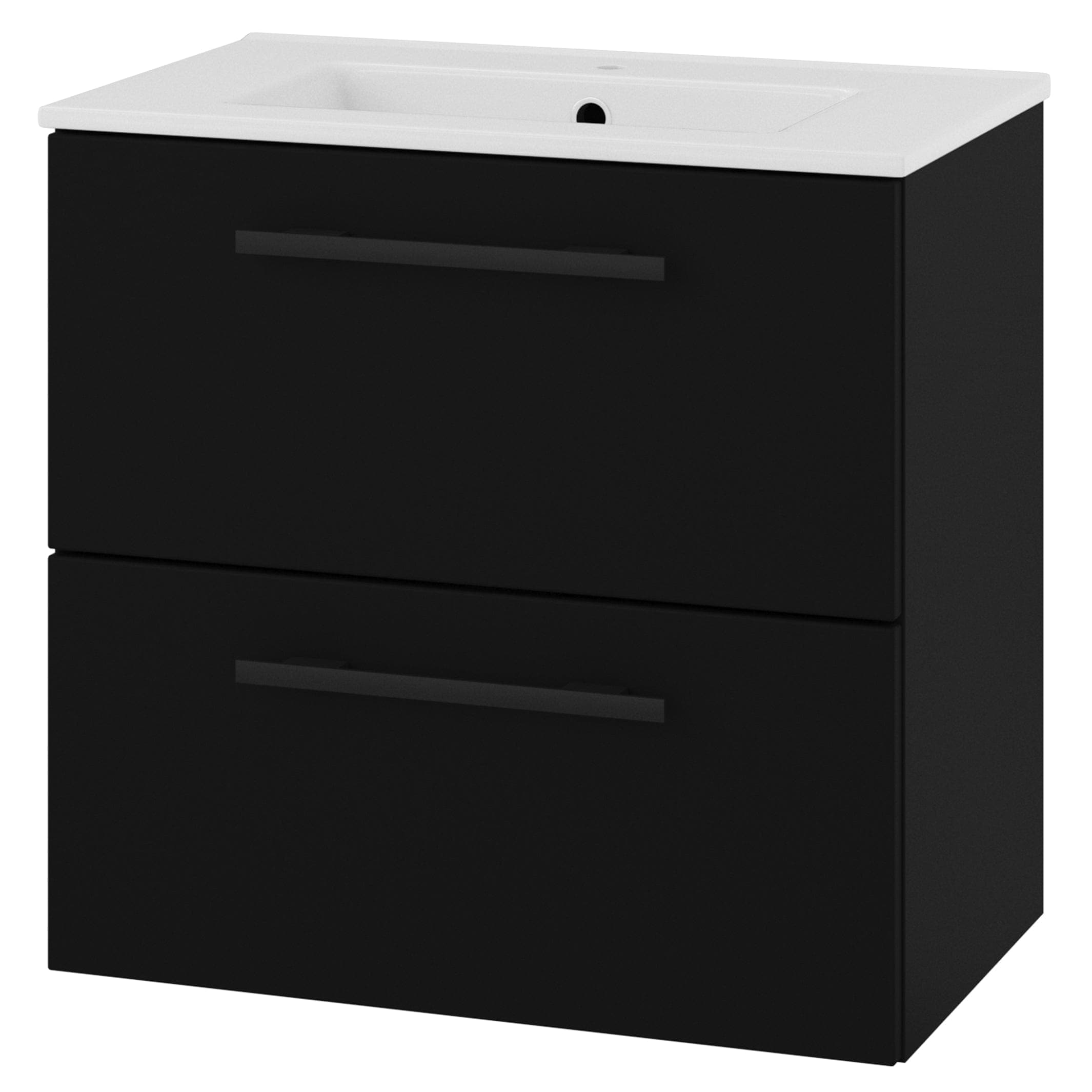 Linn Bad Ingrid Smal D35cm Servantskap Svart matt / 60cm Linn Bad Servantskap LB-117706