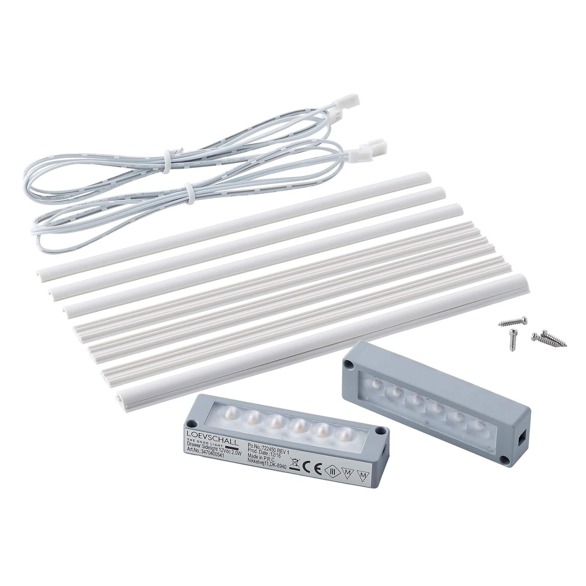 Linn Bad Skuffelys universal inkl. trafo 1 skuff Linn Bad Tilbehør møbler LB-9001A