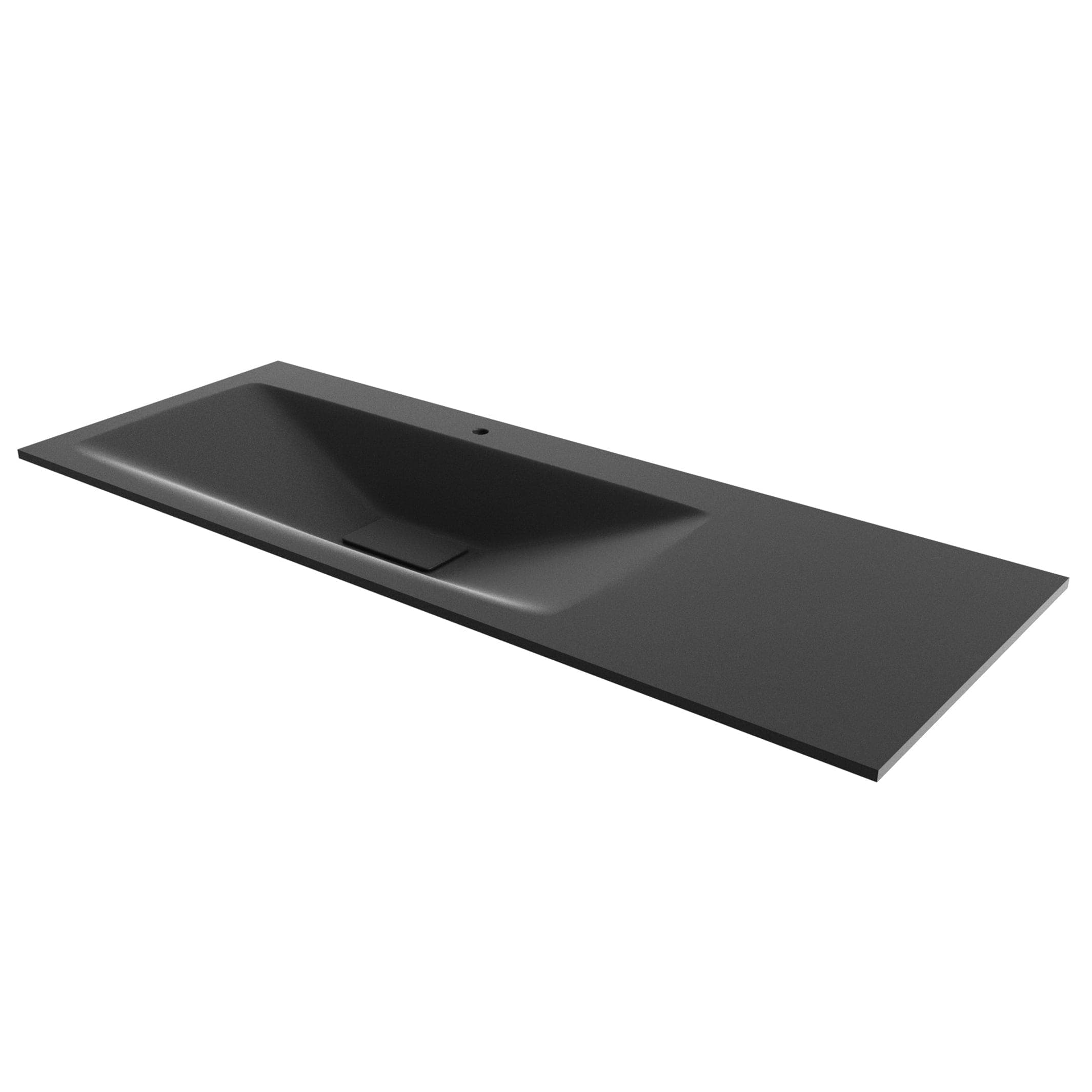 Linn Bad Vale Møbelservant Glass Svart matt / 120cm / Venstre Linn Bad Møbelservant LB-3512SMV