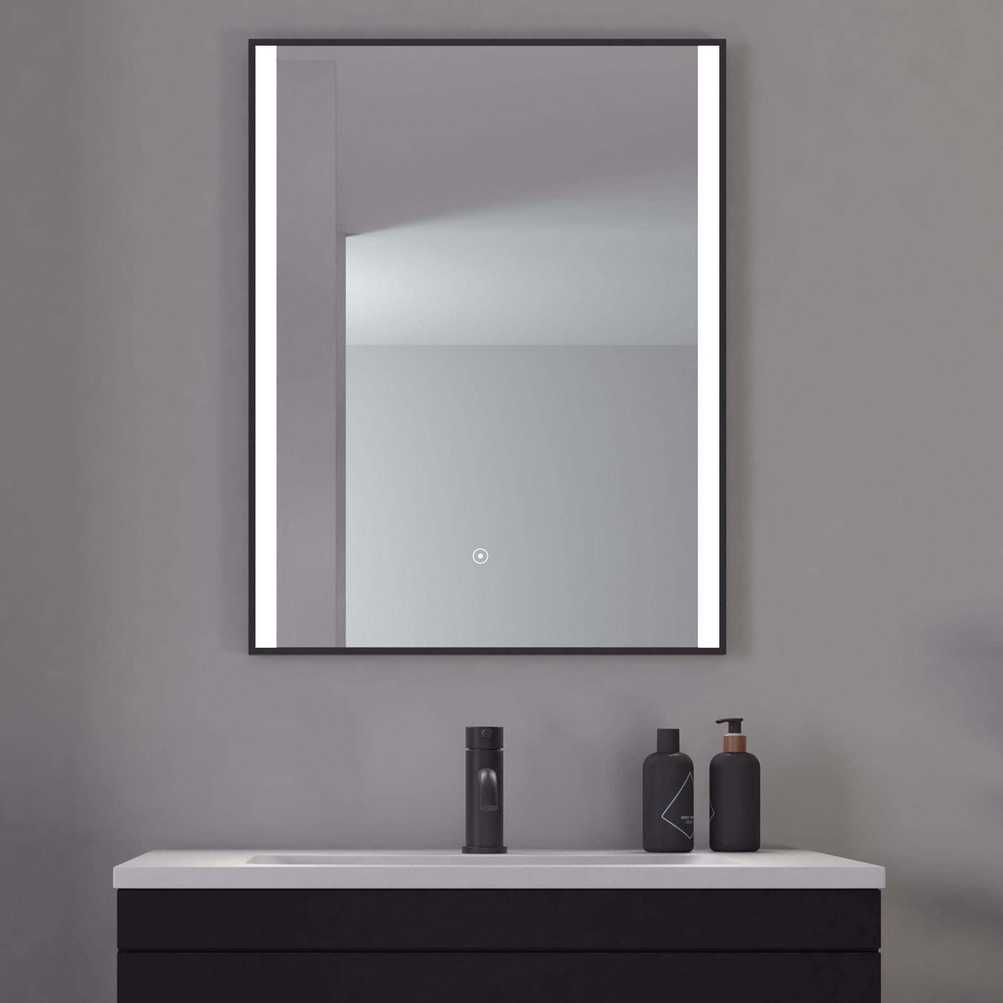 Loevschall Nyborg Rammespeil med LED lys 60cm Loevschall Baderomsspeil KO-3443458737