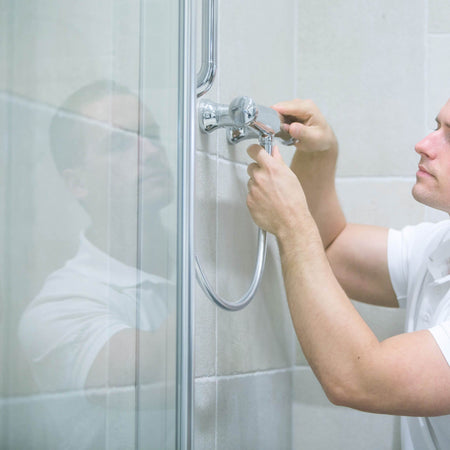 Montering av Dusjbatteri - produkt kjøpes separat