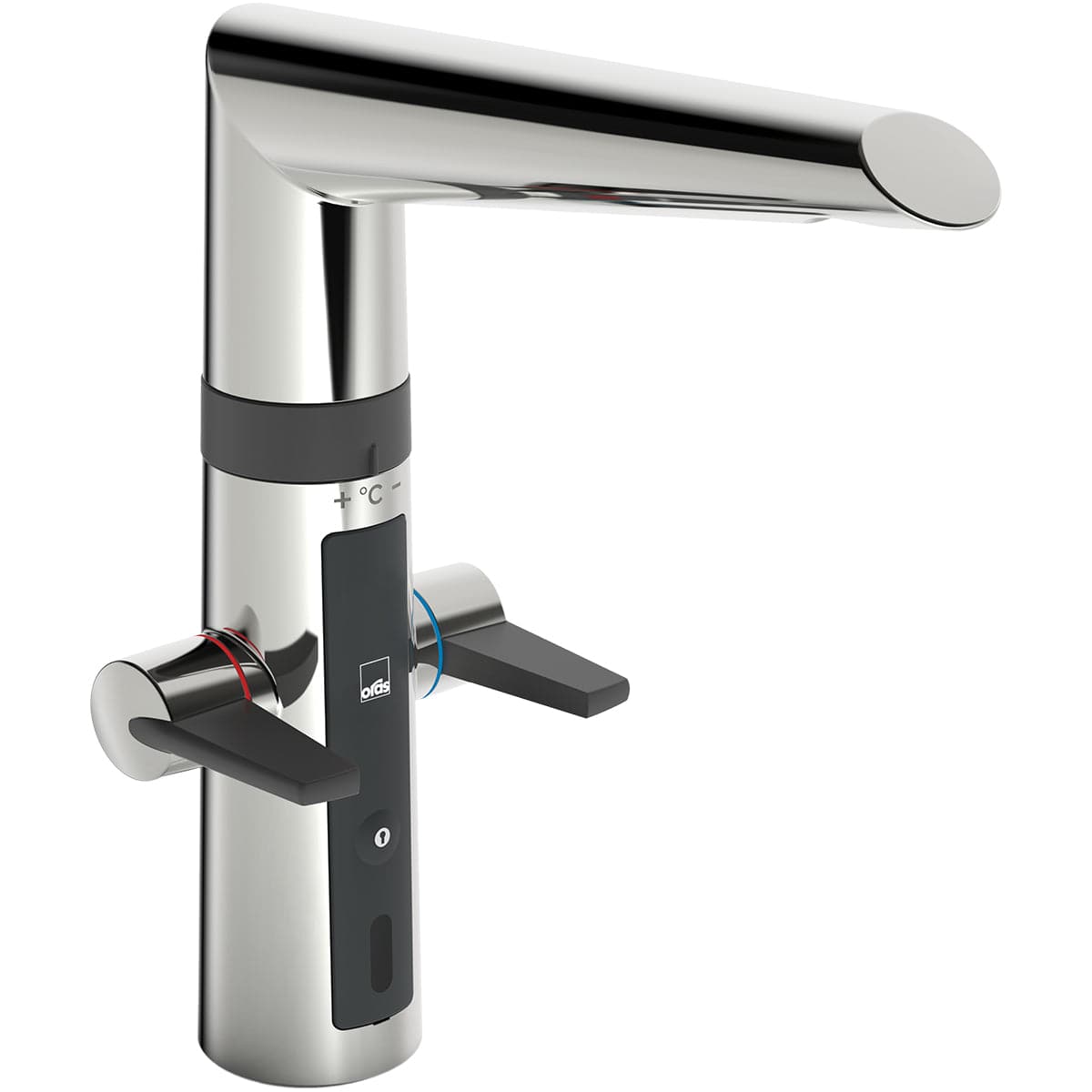 Oras Optima 2720F/2725F Hybrid Kjøkkenarmatur - 6V berøringsfri + hendler Krom / Nei Oras Armatur Kjøkkenarmatur OR-4200374