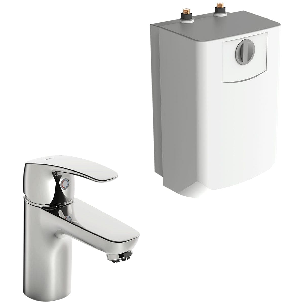 Oras Safira 1003F Servantbatteri med 5L varmtvannsbereder Krom Oras Armatur Servantbatteri OR-4200167