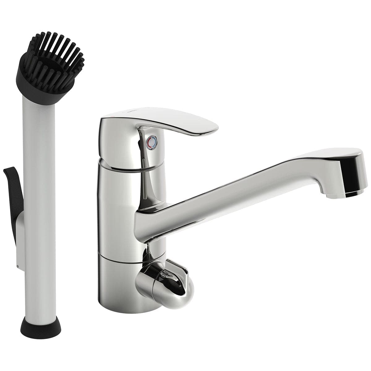 Oras Safira 1022S/1027FS Kjøkkenarmatur - vaskebørste Krom / Ja Oras Armatur Kjøkkenarmatur OR-4200284