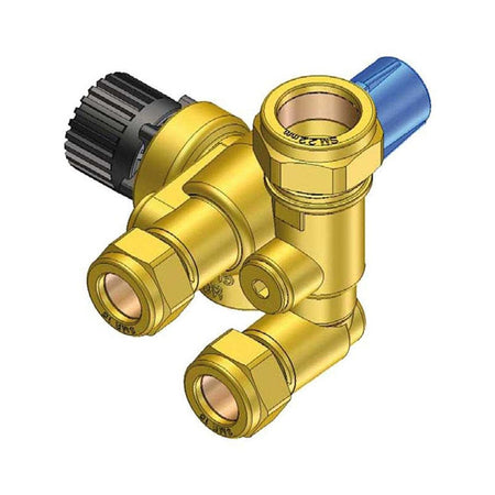 OSO Kombiventil for Undermontasje FTU/SV2, For Bereder t.o.m. 2017