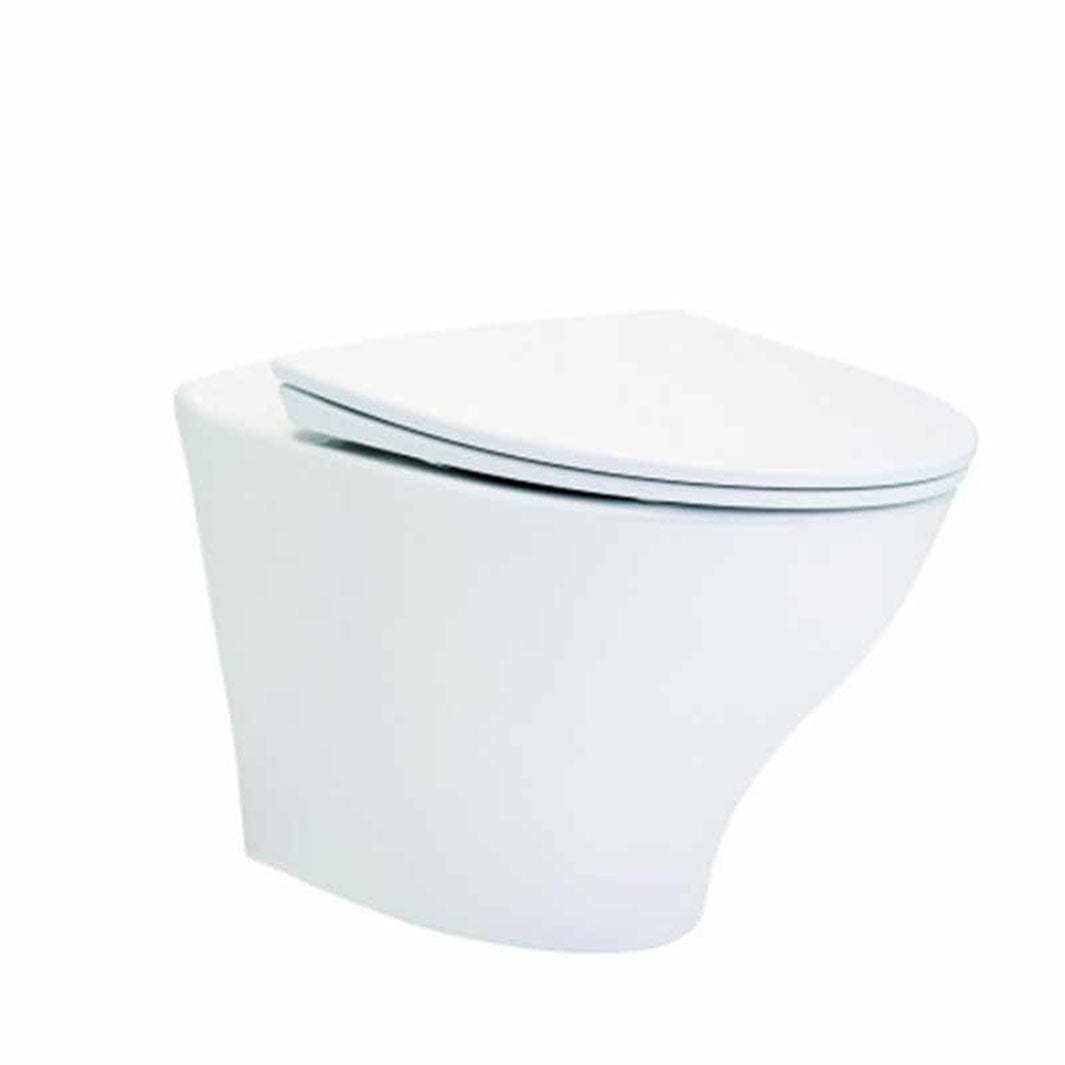 Porsgrund Glow 66 Veggskål Rimfree - Uten Sete Hvit Vegghengt toalett