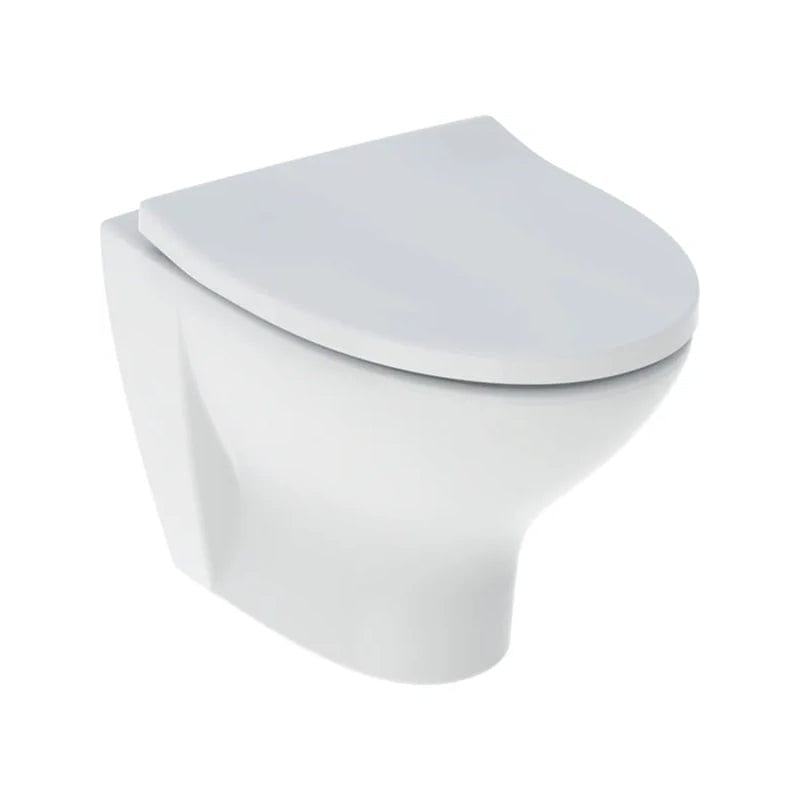 Porsgrund Glow 68 Toalettpakke - Vegghengt Toalett + Sete Hvit Vegghengt toalett