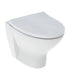 Porsgrund Glow 68 Toalettpakke - vegghengt toalett + sete Hvit Porsgrund Vegghengt toalett GRO-6002816
