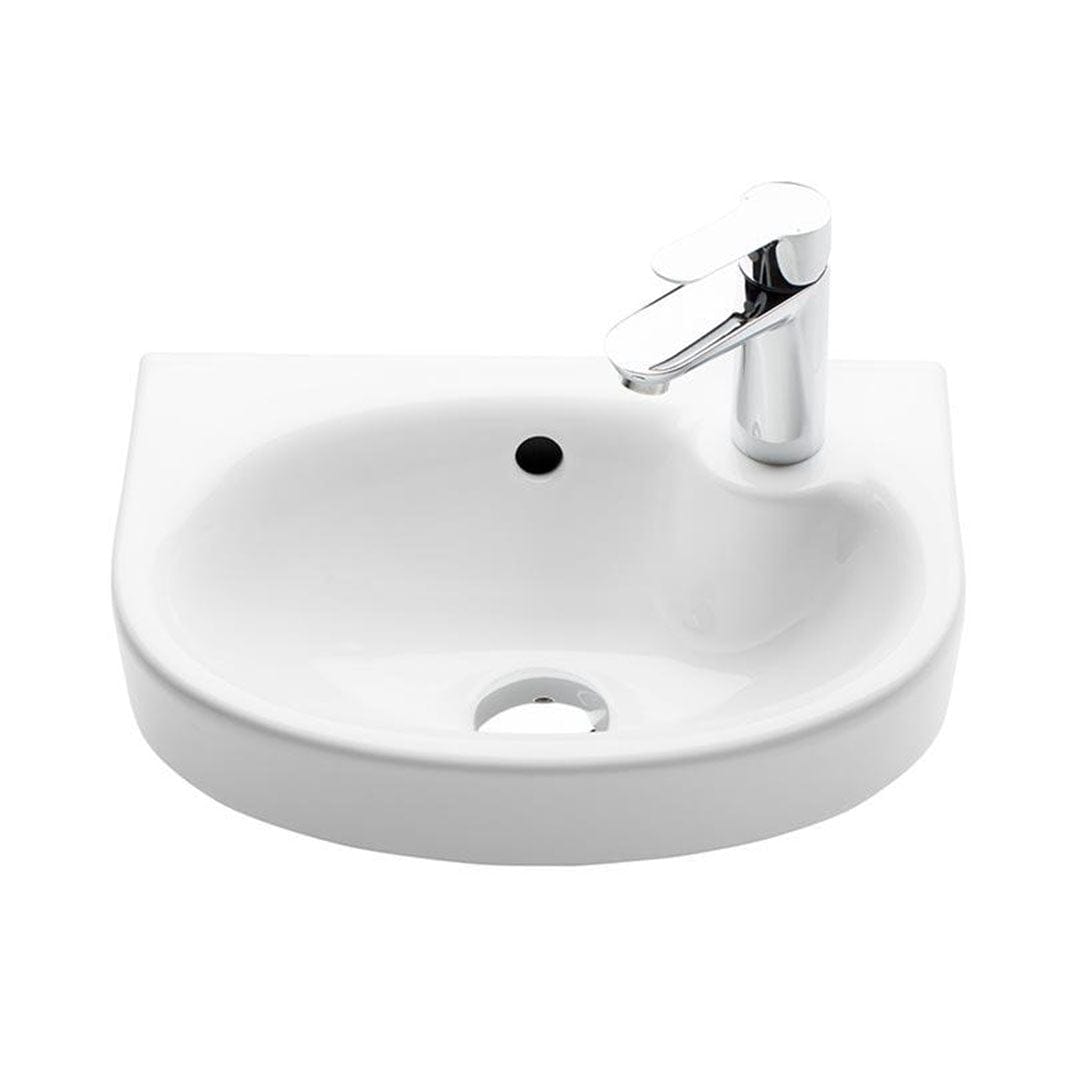 Porsgrund Glow Asymmetrisk Servant Vegg Hvit / Høyre Porsgrund Liten servant GE-6000279