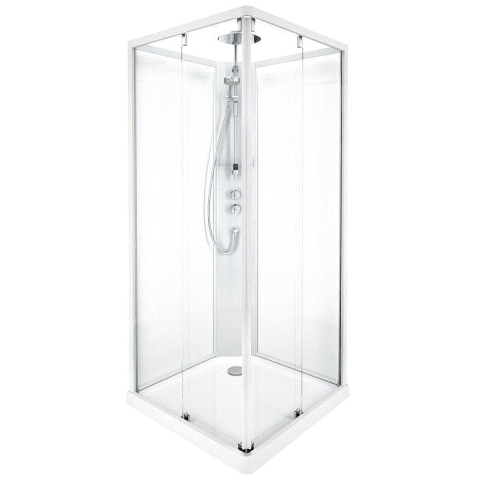 Porsgrund Showerama 10-5 F Dusjkabinett Hvit matt / 90x90cm / Klart glass Porsgrund Dusjkabinett BUN-F6296913