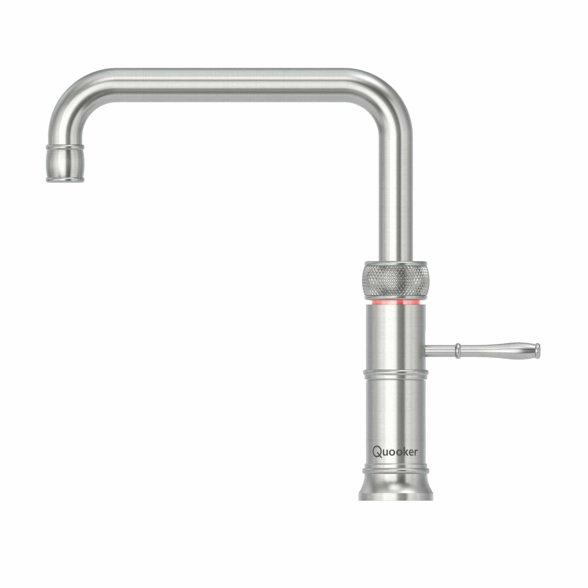 Quooker Classic Fusion Square alt-i-ett retro kjøkkenarmatur Rustfritt stål / PRO3 Quooker Kjøkkenarmatur BUN-Q211620402