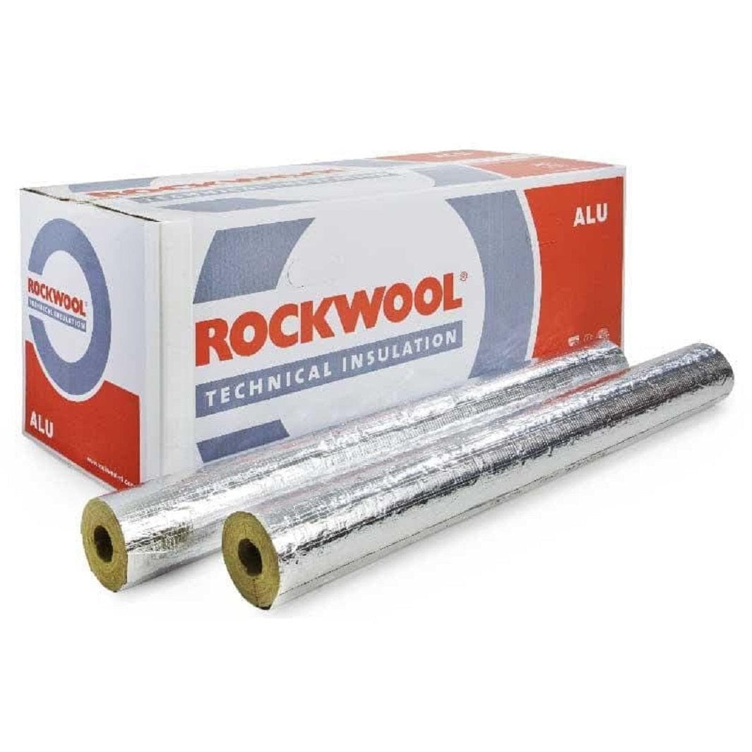 Rockwool Rørskål med Tape 1 m 114mm / 30mm Rørskåler
