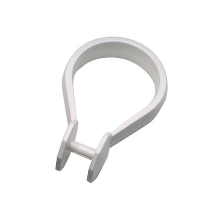 Safir Snap Ringer til Dusjforheng - hvit/klar Hvit Arrow Dusjforheng AH-7550068