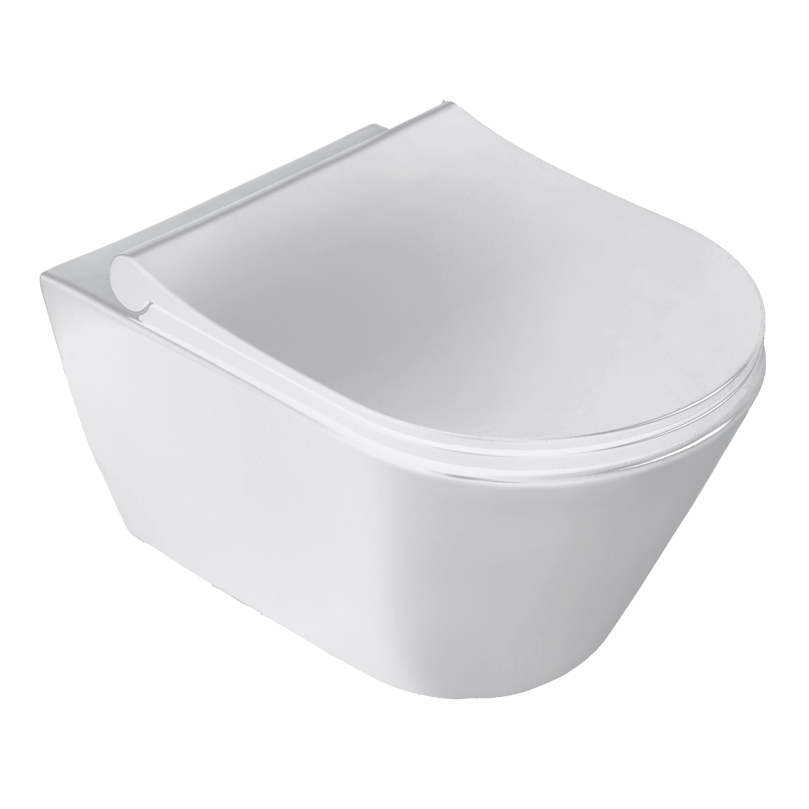 Sanipro Aquaform Rimless Vegghengt Toalett - Inkl. Soft-close Sete Hvit Vegghengt toalett