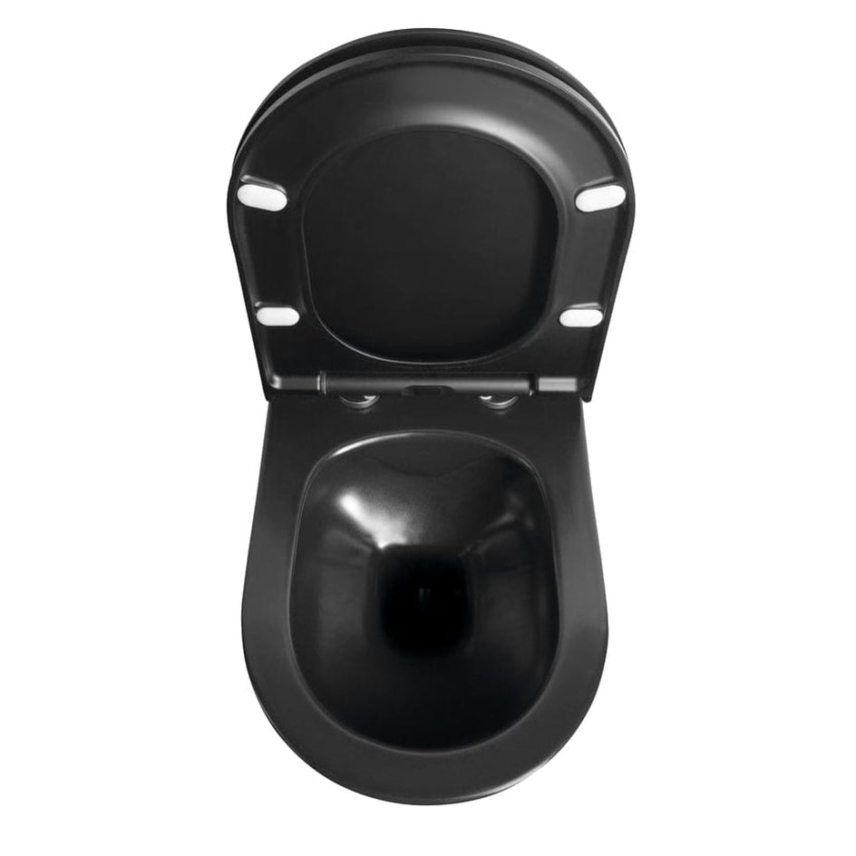 Sanipro Aquaform Rimless Vegghengt Toalett - inkl. soft-close sete Sanipro Vegghengt toalett