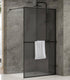 Sanipro Black Collection Dusjvegg - Urban/Frame Svart matt / 90cm / Urban Sanipro Dusjvegg SA-10148