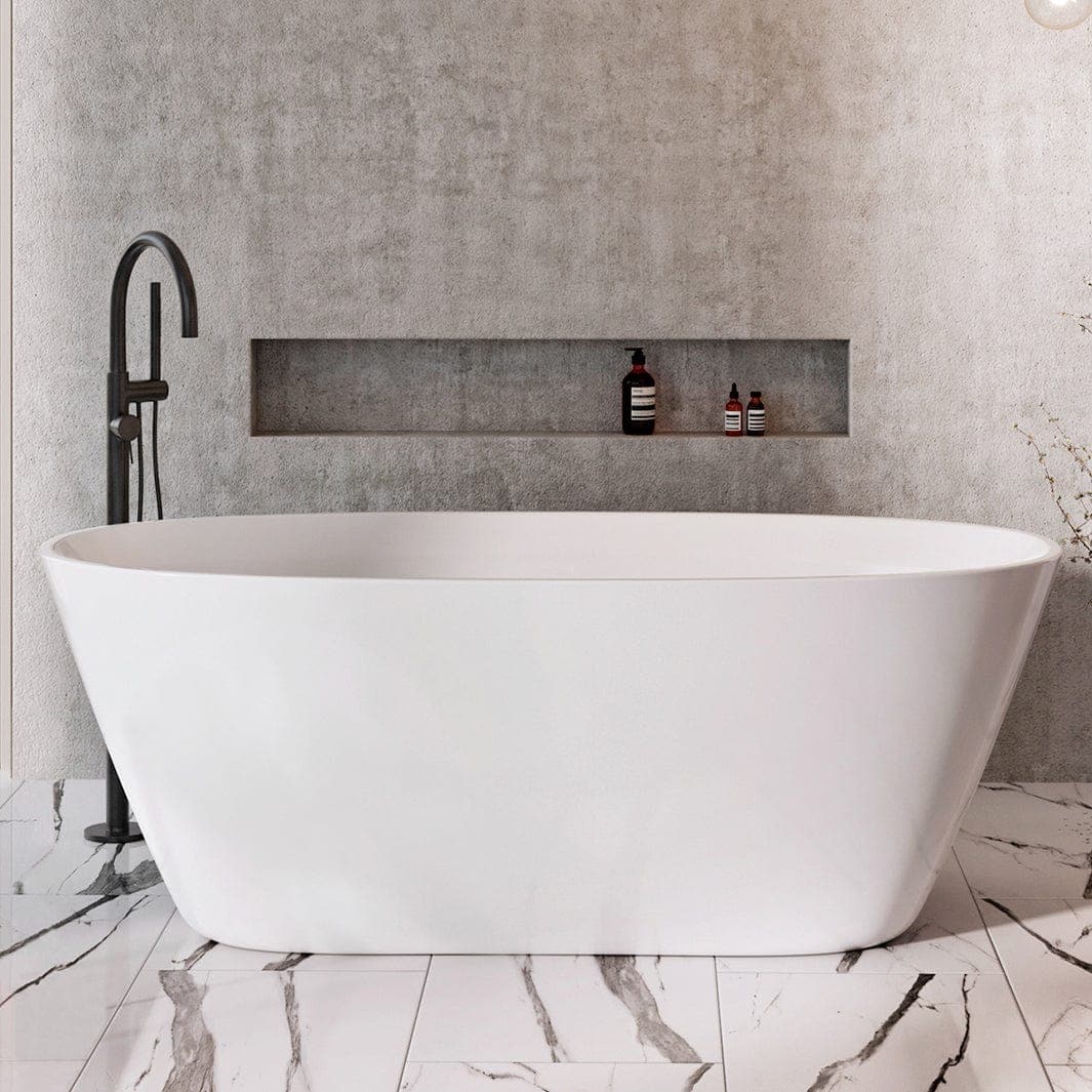 Sanipro Dino Frittstående Badekar 169 - Solid Surface Sanipro Frittstående badekar