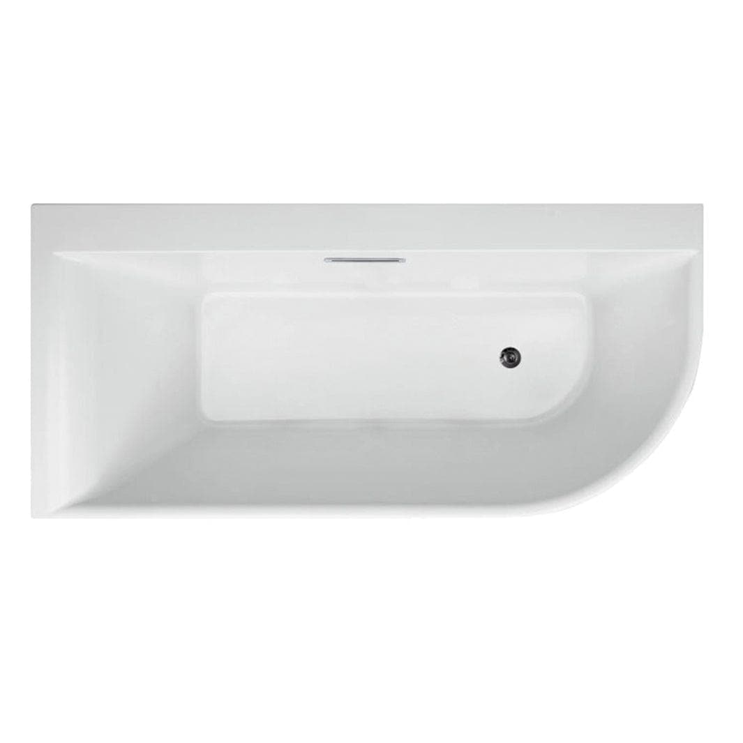 Sanipro MALTA Hjørnebadekar 170 - høyre/venstre Hvit / 170cm / Venstre Sanipro Hjørnebadekar SA-10144