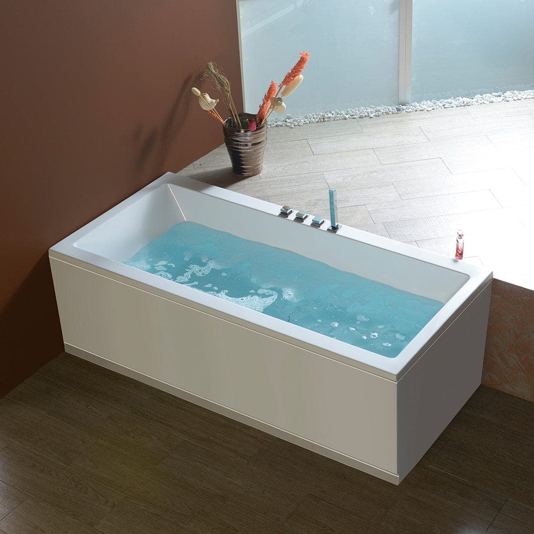 Sanipro Marlene Rektangulært Badekar 190 Hvit / 190cm Sanipro Firkantet badekar SA-10063