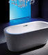 Sanipro SIENNA Frittstående badekar 180 Hvit / 180cm Sanipro Frittstående badekar SA-2043