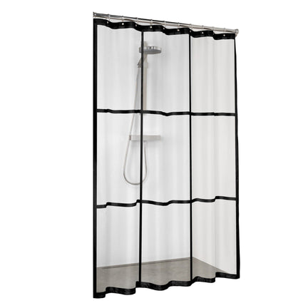 Sealskin Brix Dusjforheng svart dekor Sealskin Dusjforheng CO-210961319
