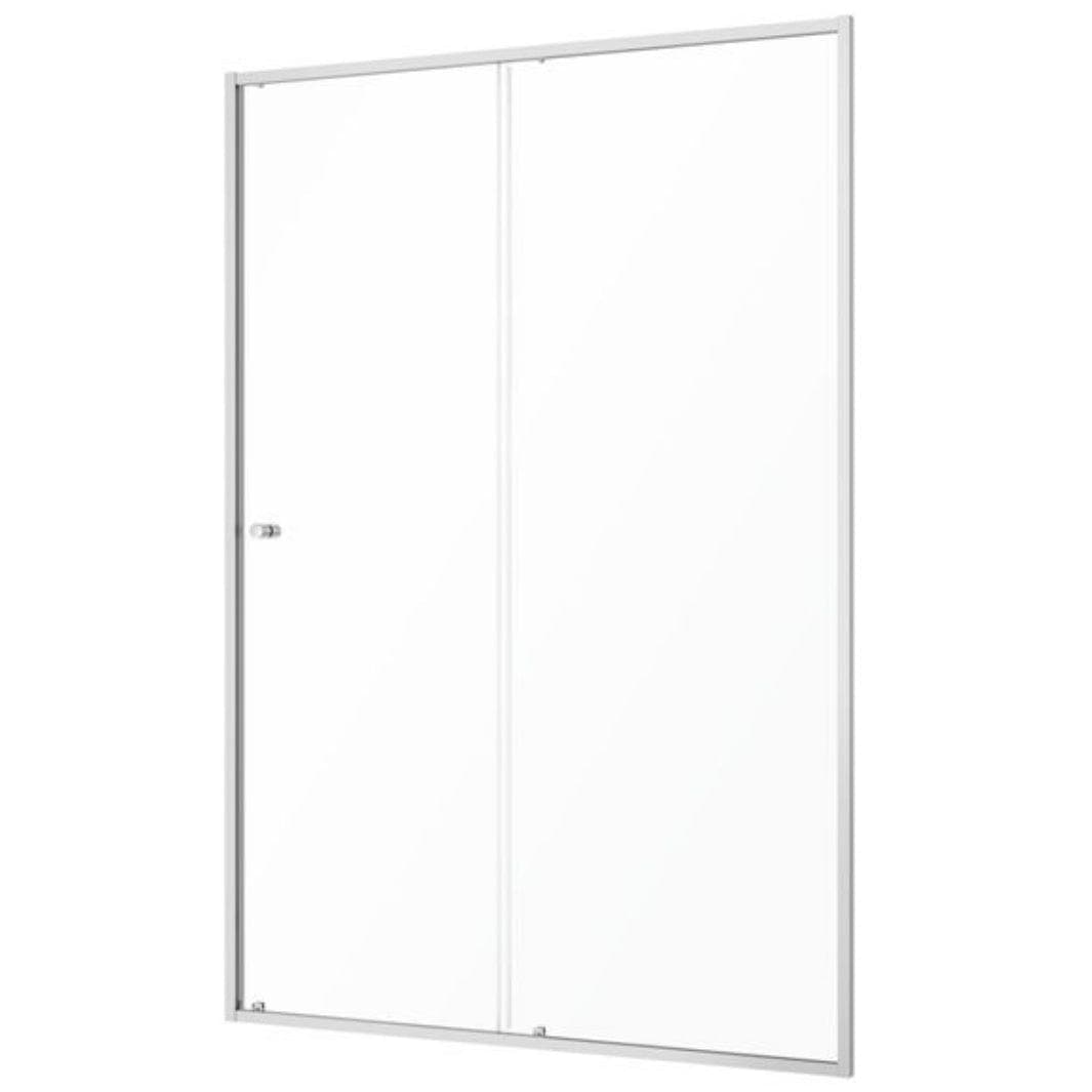 Sealskin Contour Dusjnisje B120-140cm - Skyvedør Matt aluminium / 120cm / Klart glass Sealskin Dusjnisje CO-CD121206325100