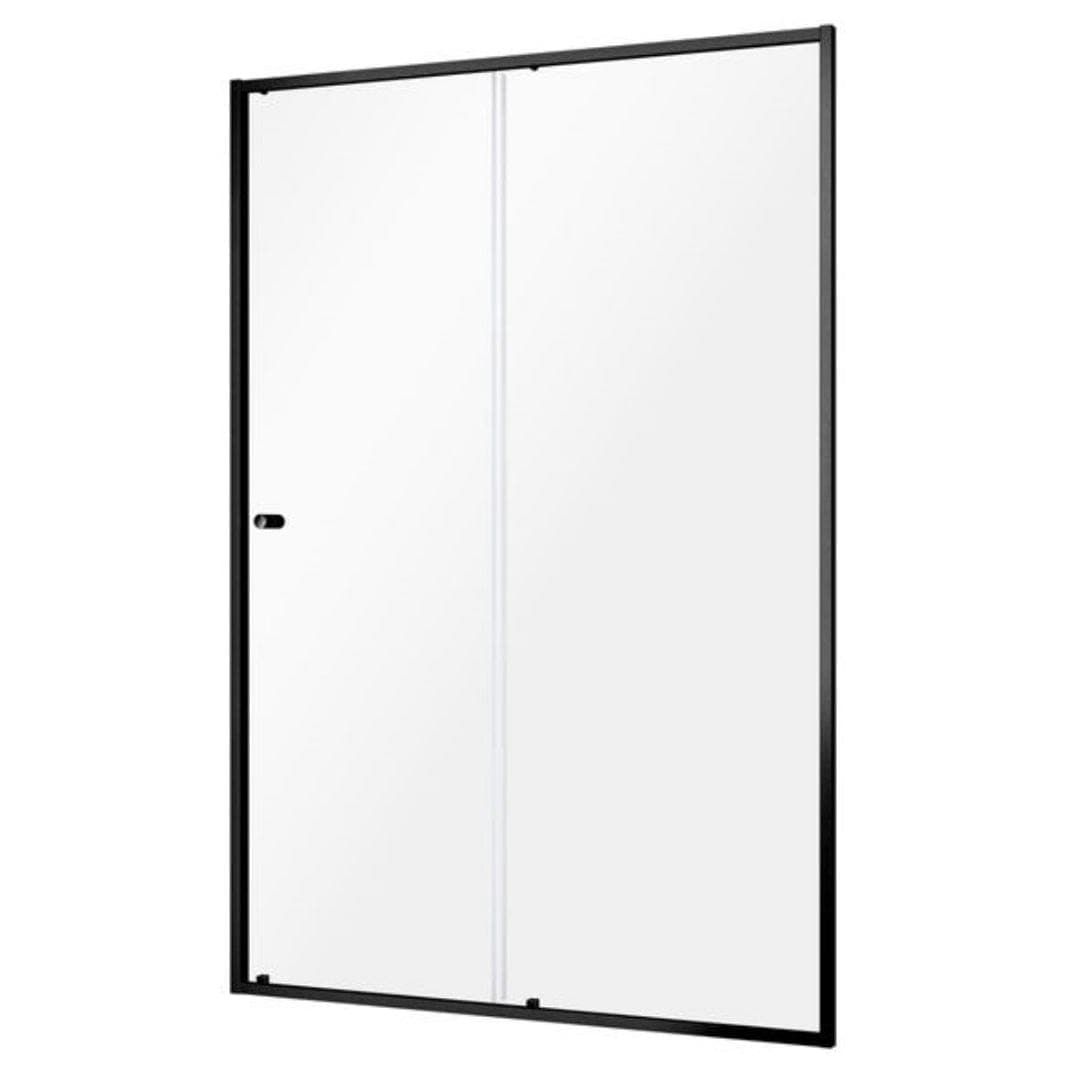 Sealskin Contour Dusjnisje B120-140cm - Skyvedør Svart matt / 120cm / Klart glass Sealskin Dusjnisje CO-CD121206195100