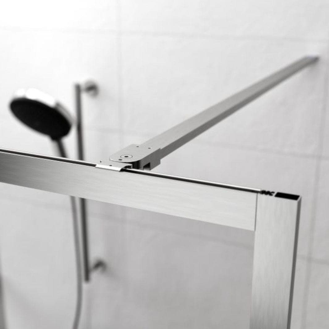 Sealskin Contour Stabiliseringsstag 100cm med festebraketter - kappbar Matt aluminium Sealskin Støttestag CO-CD82100X320000