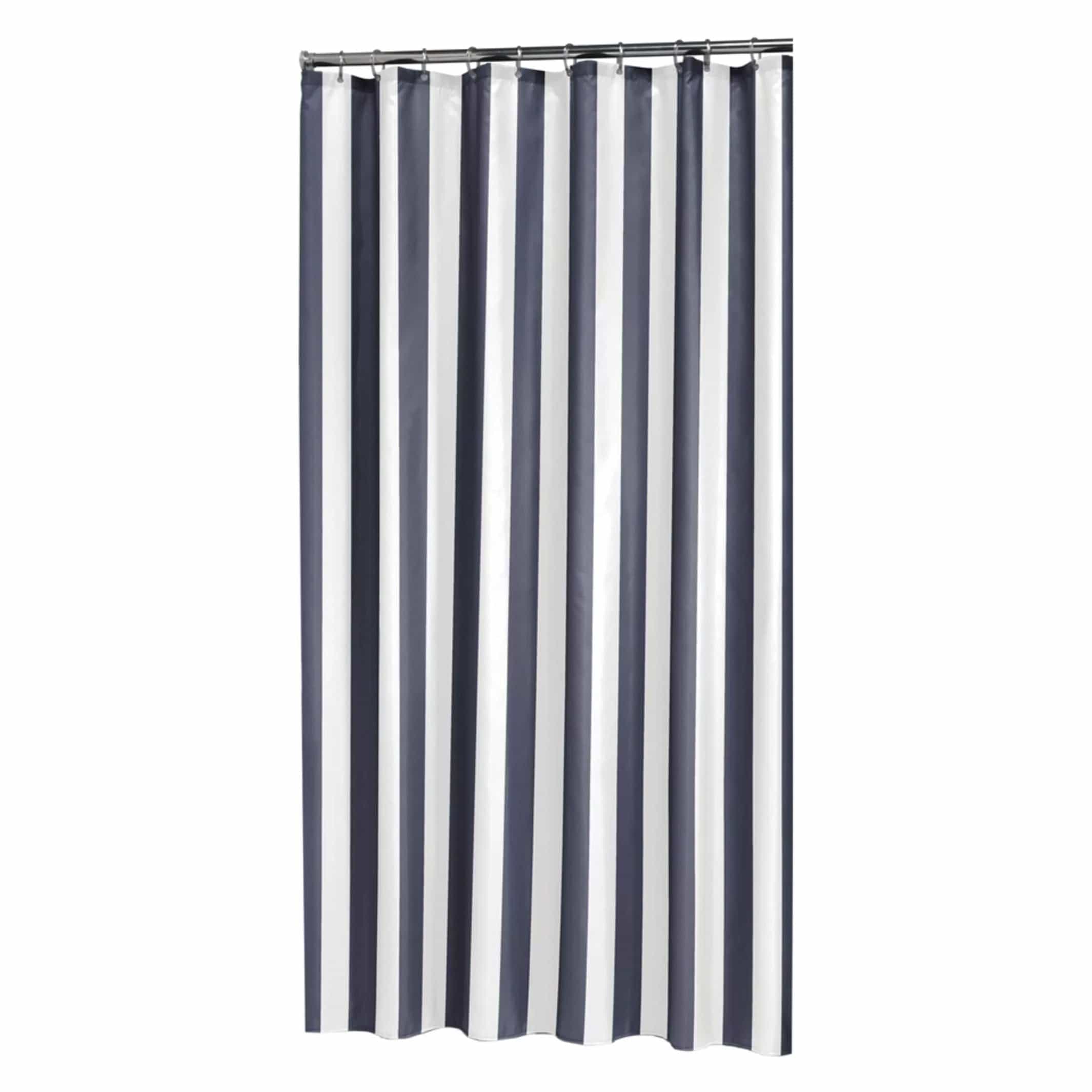 Sealskin Linje Dusjforheng hvite striper Blå Sealskin Dusjforheng CO-V312324