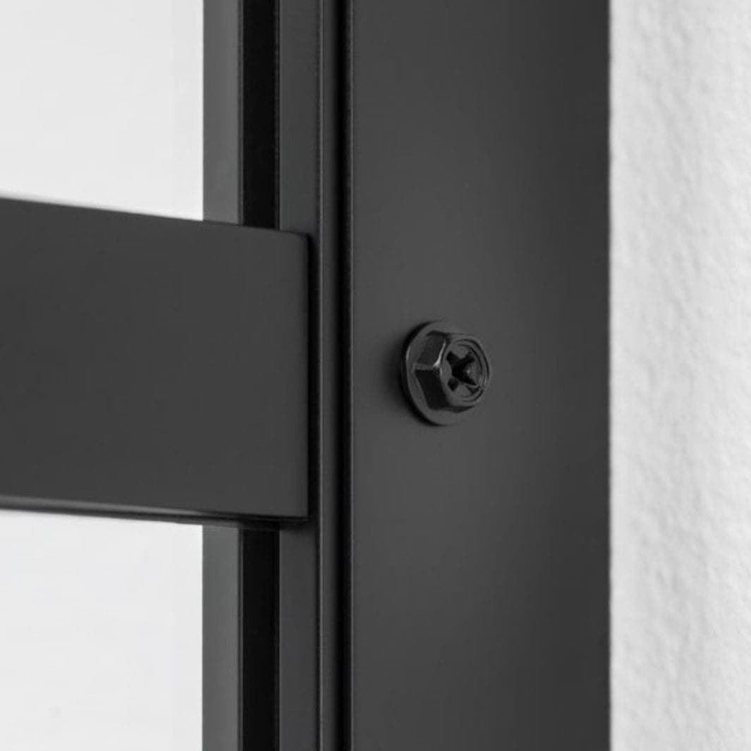 Sealskin Soho Sidefelt B50cm Svart matt / 50cm / Klart glass Sealskin Dusjvegg CO-KB010506195100