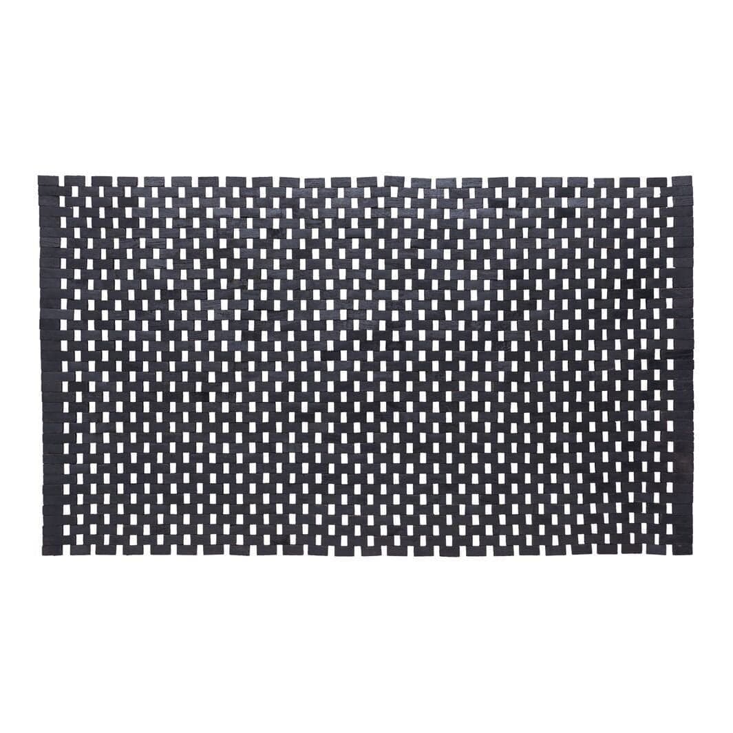 Sealskin Woodblock badematte teak Svart Sealskin Baderomsmatte CO-V800125