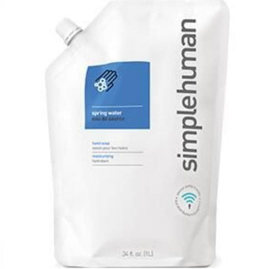 simplehuman Spring Water håndsåpe refil 1L 1 liter Simplehuman Hudpleie CO-SCT1021