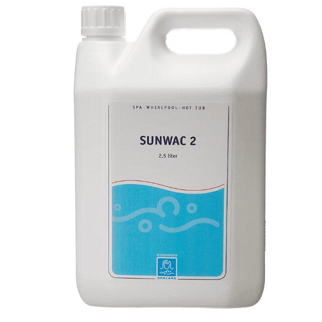 Spacare Sunwac 2 Desinfeksjonsveske 2,5 Liter Kjemikalier til spabad