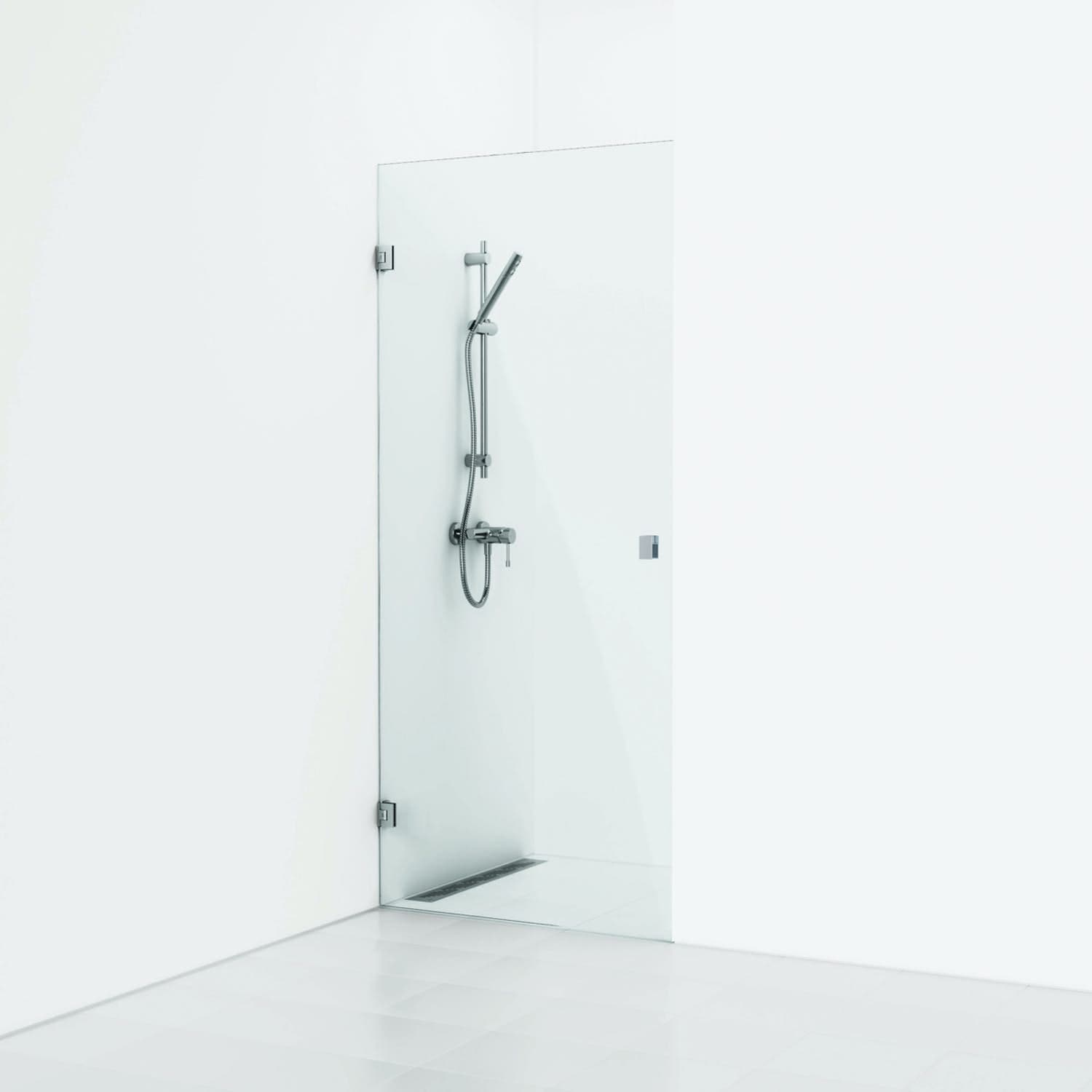 Svedbergs 180° Dusjnisje Enkel 78,5cm / Krom / Klart glass Svedbergs Dusjnisje SV-651778