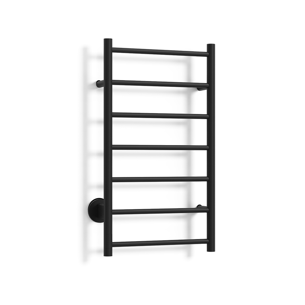 Svedbergs Elektrisk Håndkletørker Diana S Svart matt / Venstre Svedbergs Håndkletørker strøm SV-58221-SL