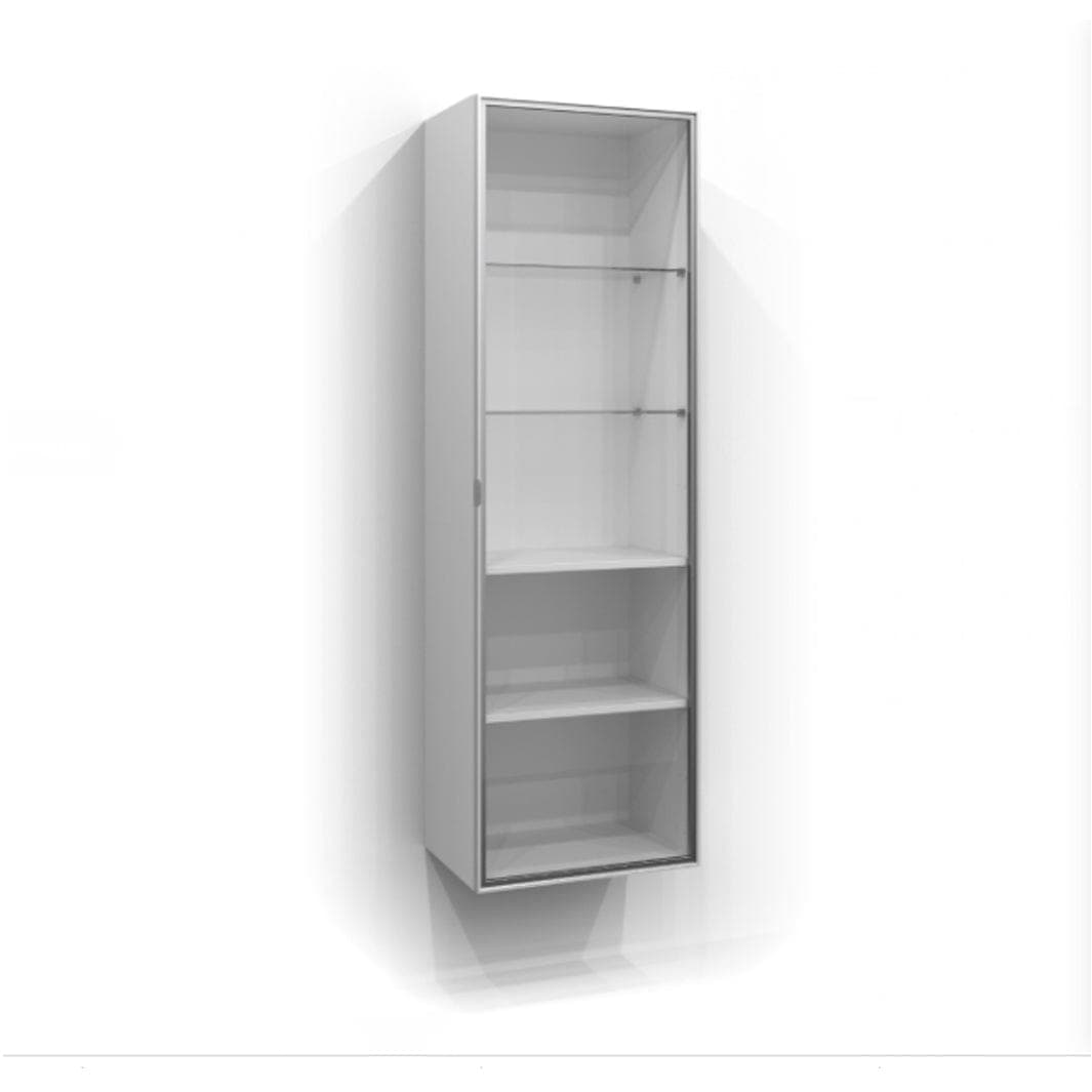 Svedbergs Høyskap Vitrine Dør med glass 160cm / 50cm / Matt + klart glass Svedbergs Høyskap bad SV-7160501-3