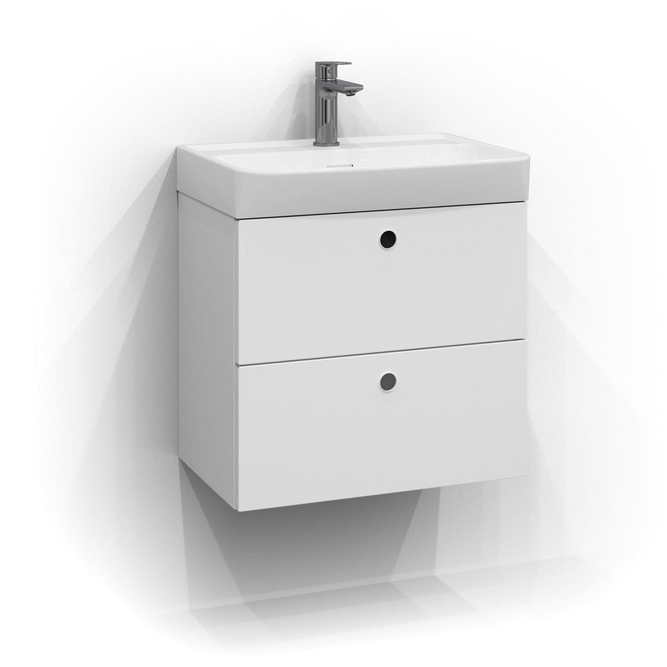 Svedbergs Intro Servantskap 2 Skuffer 55cm / Hvit matt Svedbergs Servantskap SV-294455