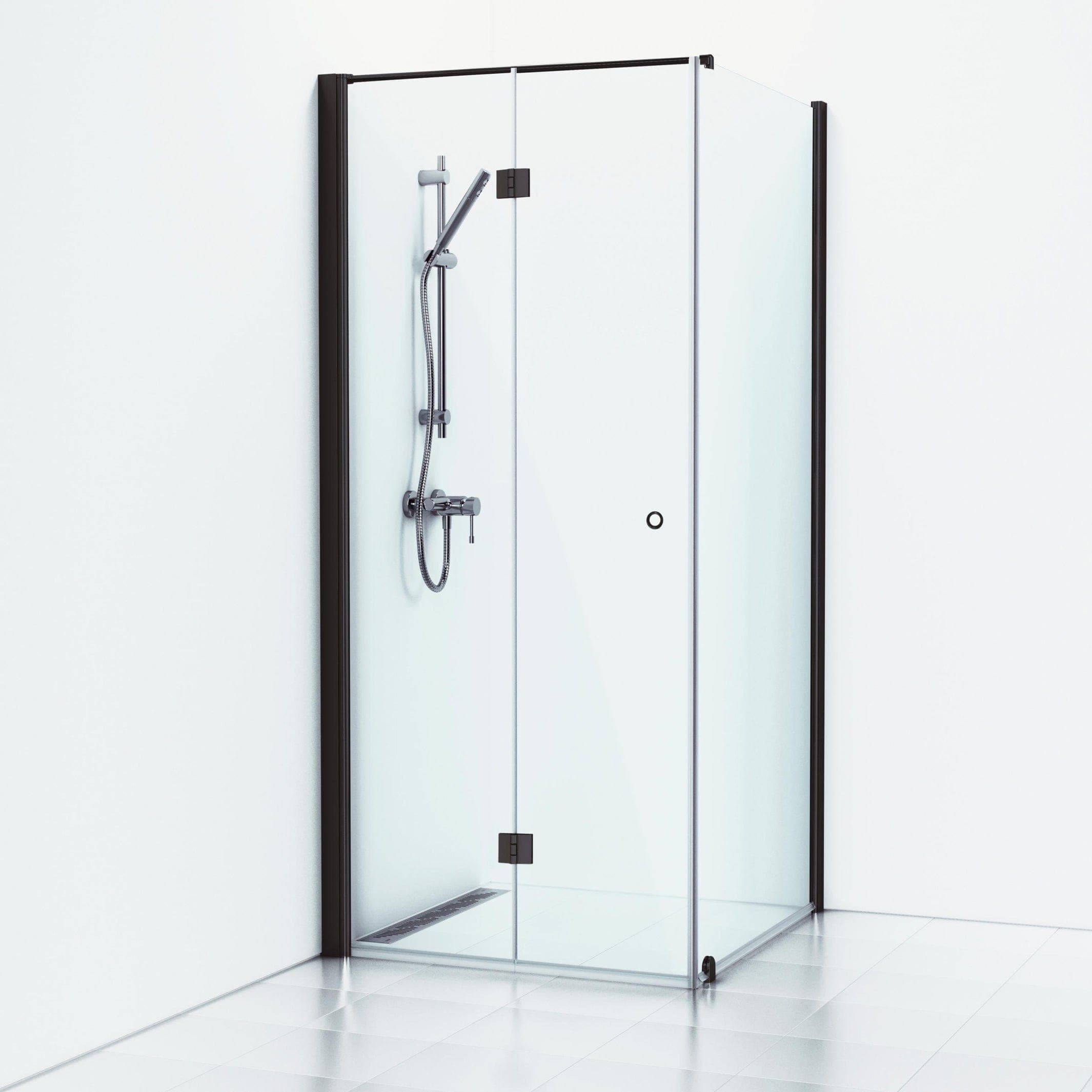 Svedbergs Skoga Dusjhjørne Leddet Kombi (vegg+dør) Svedbergs Dusjhjørne