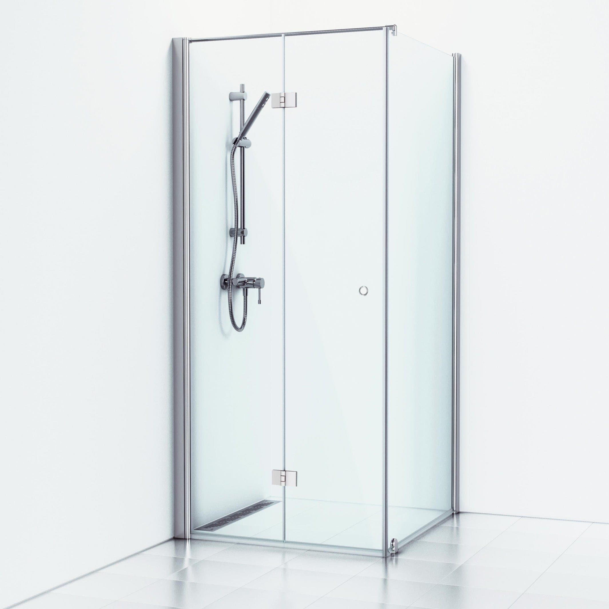 Svedbergs Skoga Dusjhjørne Leddet Kombi (vegg+dør) Svedbergs Dusjhjørne