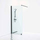 Svedbergs Skoga Dusjvegg Rett (walk-in) Svart matt / 100cm / Klart glass Svedbergs Dusjvegg SV-6120021