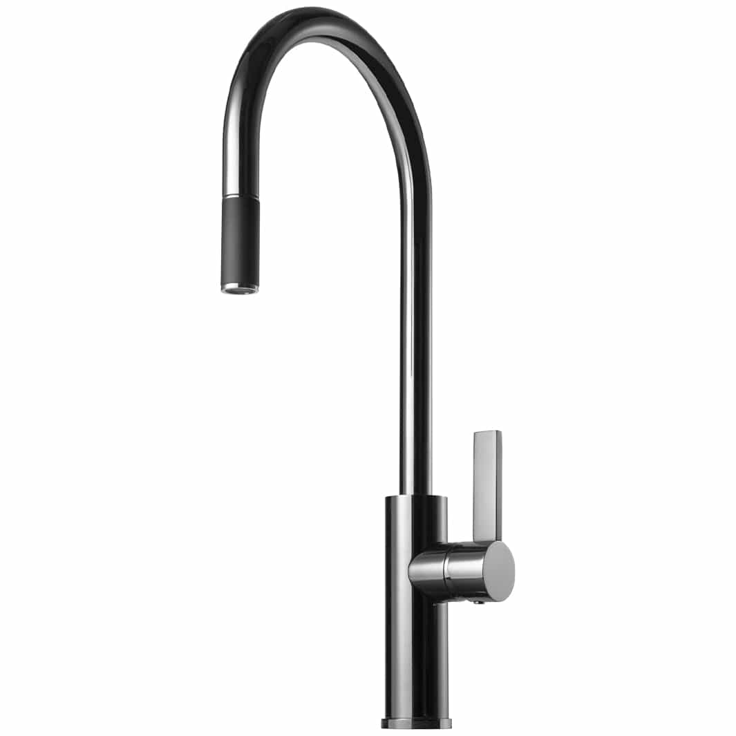 Tapwell ARM185 Kjøkkenarmatur Uttrekk Black chrome Tapwell Kjøkkenarmatur TA-9423618