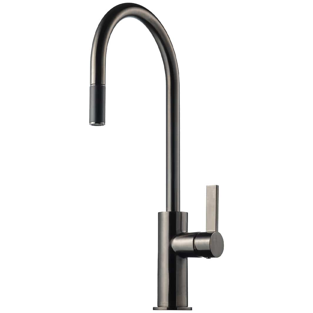 Tapwell ARM185 Kjøkkenarmatur Uttrekk Brushed black chrome Tapwell Kjøkkenarmatur TA-9424282