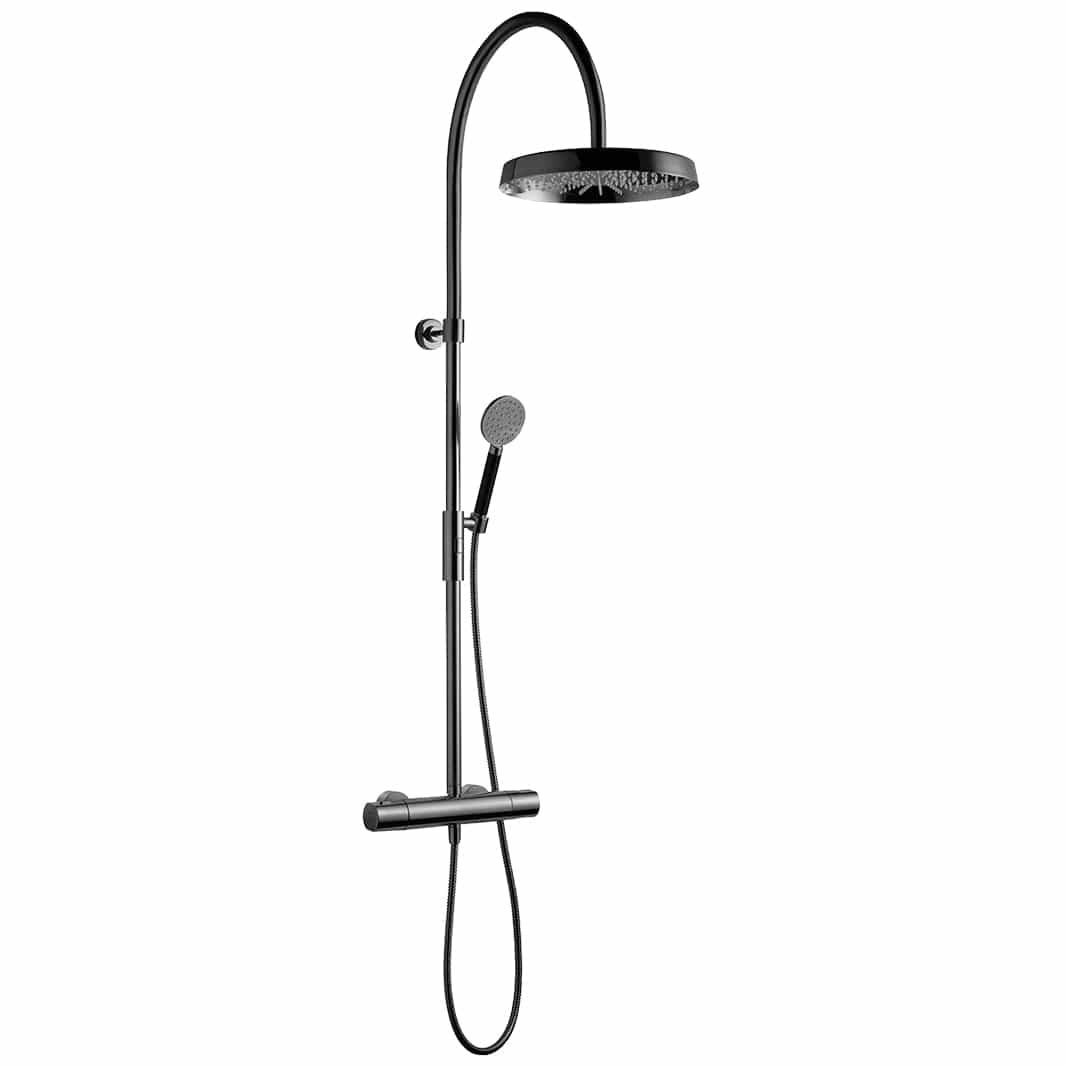 Tapwell ARM7300 Takdusj Ø32cm Black chrome Tapwell Takdusj TA-9423041